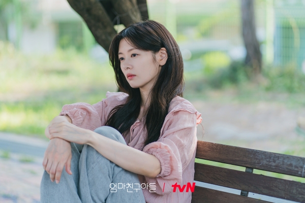 토일드라마 '엄마친구아들' 배석류 역 정소민 스틸컷. [사진=tvN 제공]